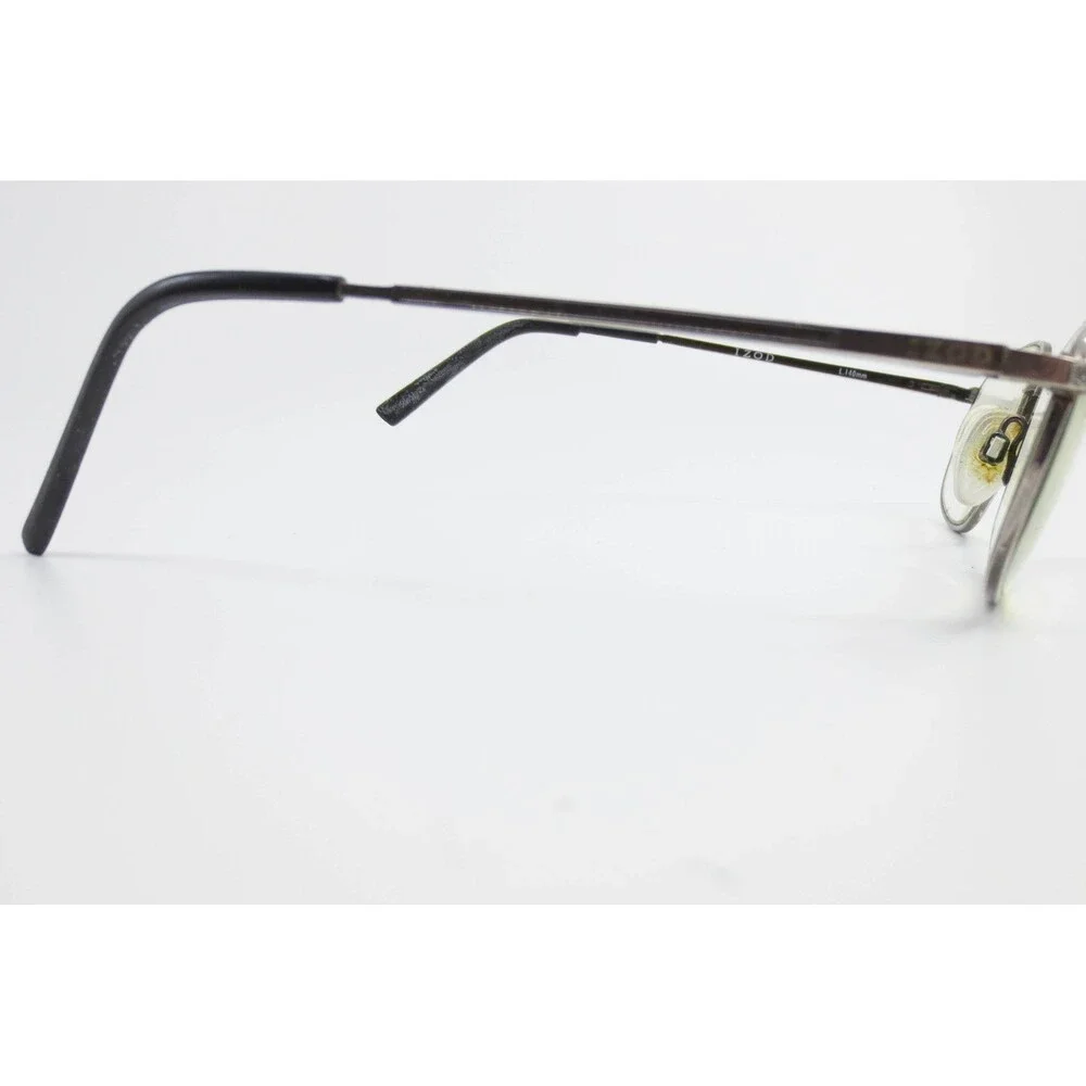 IZOD Eyeglasses IZ 032 Gunmetal Oval Metal Frame Glasses 47-17-140 Mens Womens